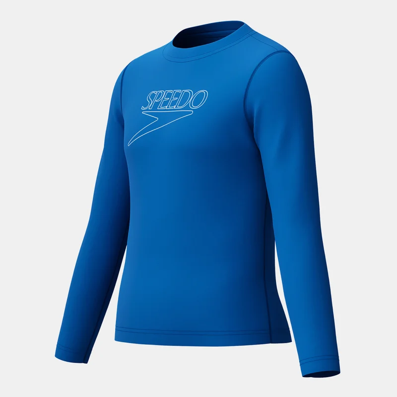 speedo Blue Kids' Swimming Rashguard  | Best Price UAE